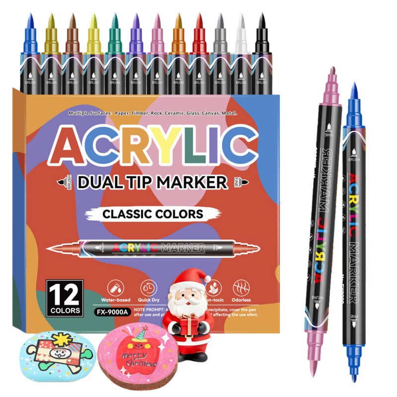 Copic Marker Classic - Marcadores de tinta acrílica, pincel de