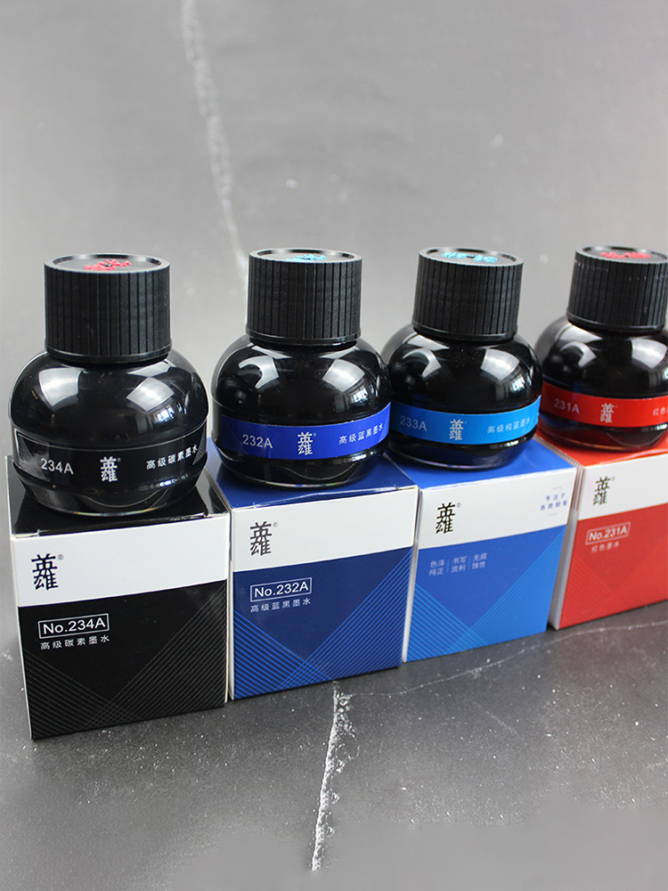 Fountain Pen Bottled Ink - Tinta Hero para Escrita e Caligrafia,