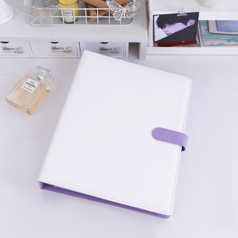 Pasta de fotos com blocos de c - Binder A4 Lever avaliação e preço