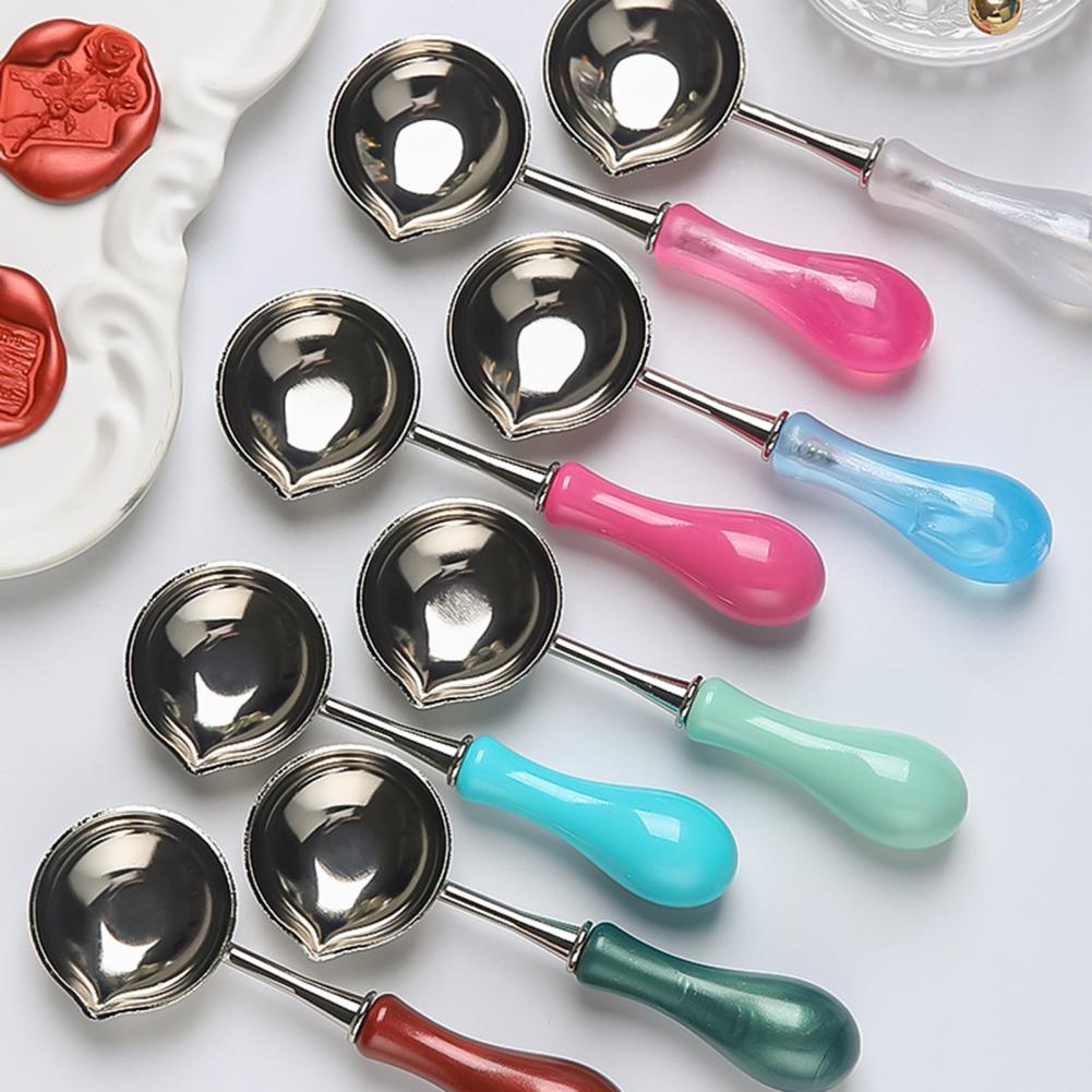 Colher de cera de vedação resi - Wax Seal Stamp Set avaliação e preço