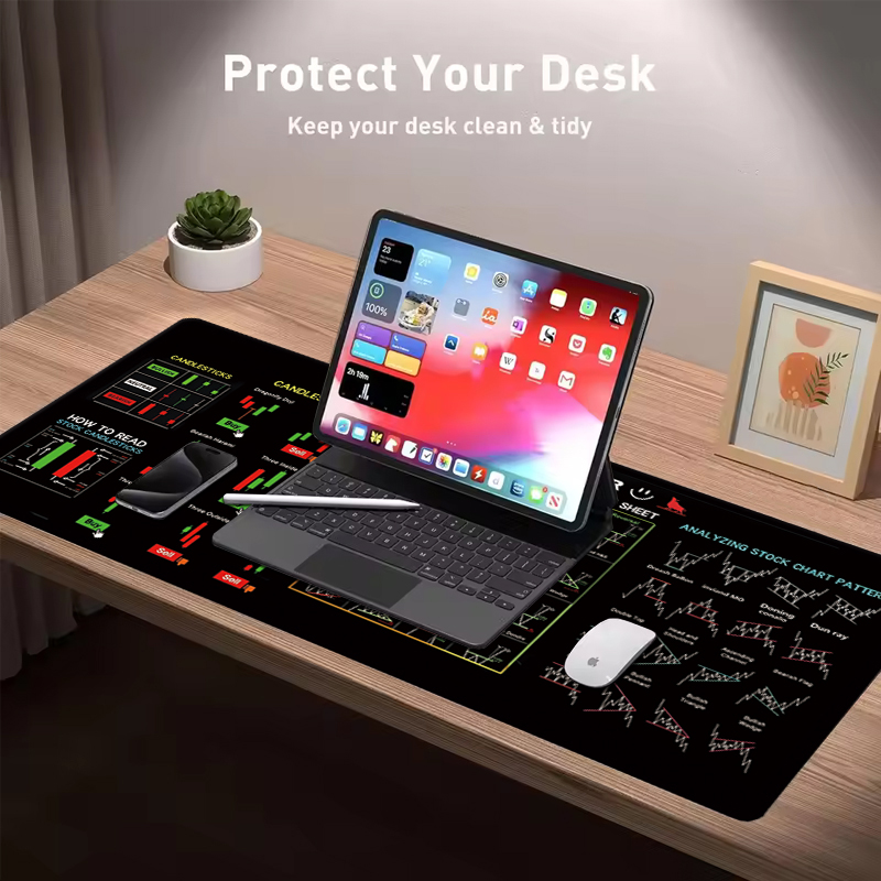 Exco stock market trader mouse - Leather Desk Pad avaliação e preço