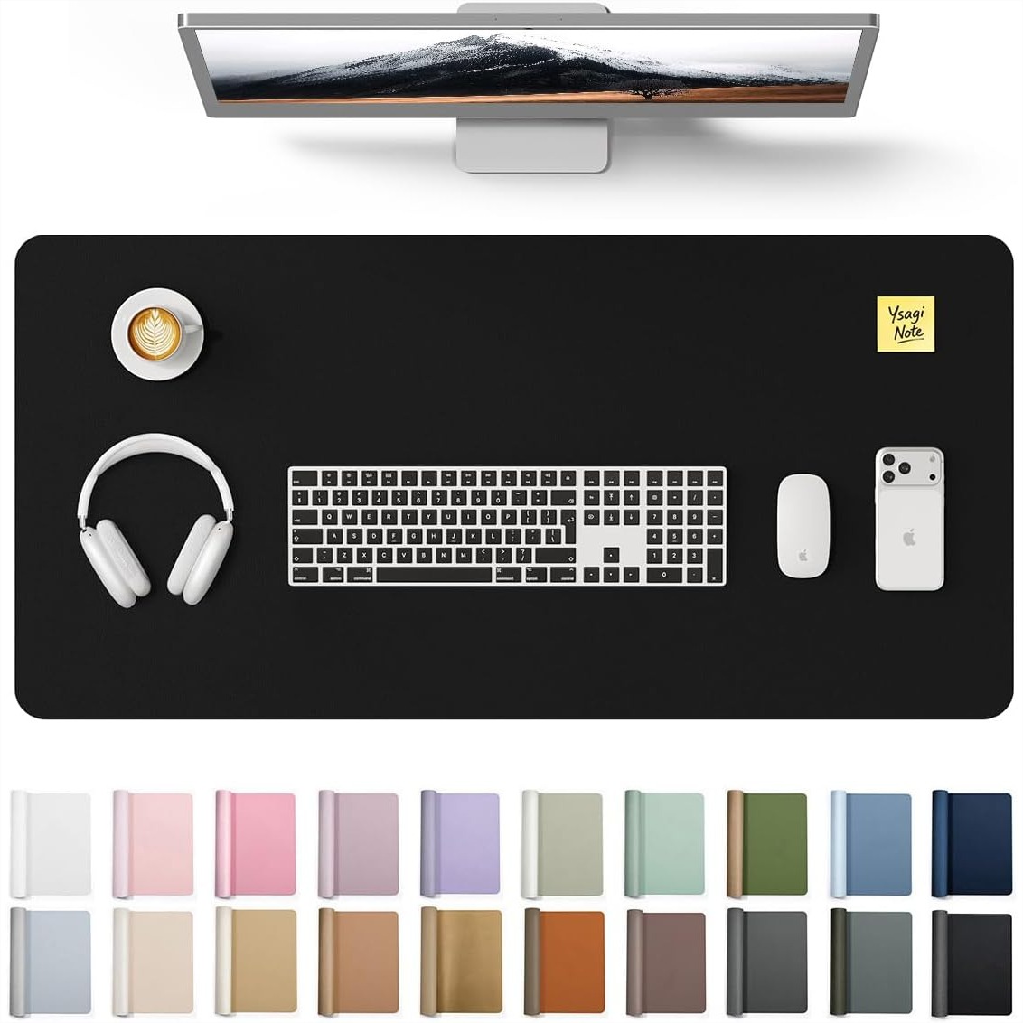 Protetor de Mesa Grande em Cou - Leather Desk Pad avaliação e preço