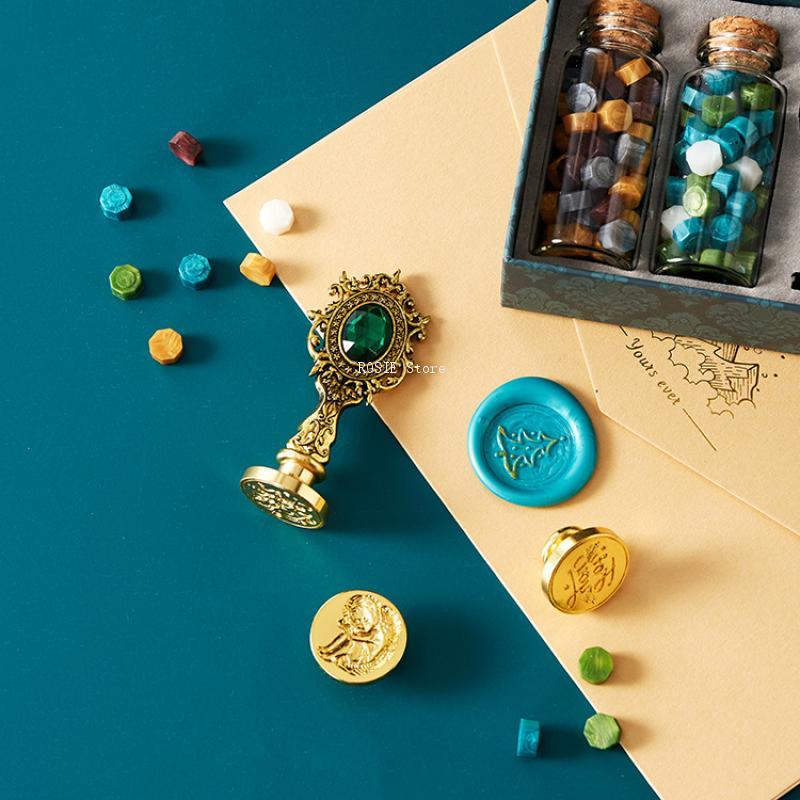 Conjunto de carimbo de cera la - Wax Seal Stamp Set avaliação e preço