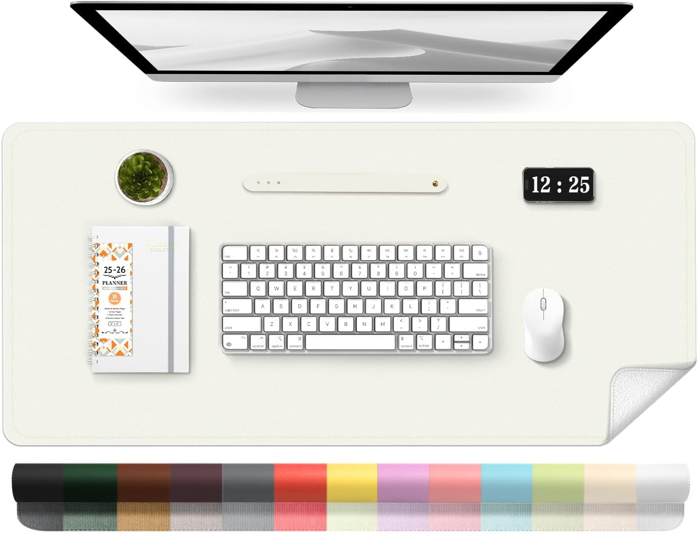 Protetor de Mesa de Couro 39.4 - Leather Desk Pad avaliação e preço