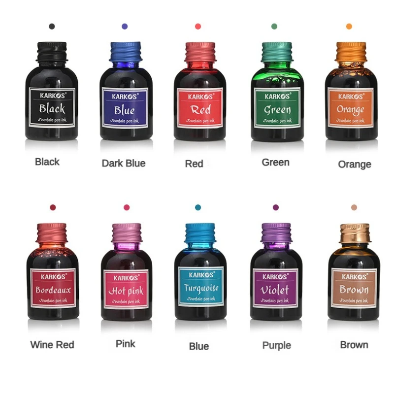 10/1 pçs 30ml várias cores tin - Fountain Pen Bottled Ink avaliação e preço