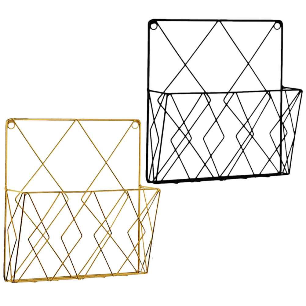 2 Peças Organizador de Arquivo - Magazine Holder Rack avaliação e preço