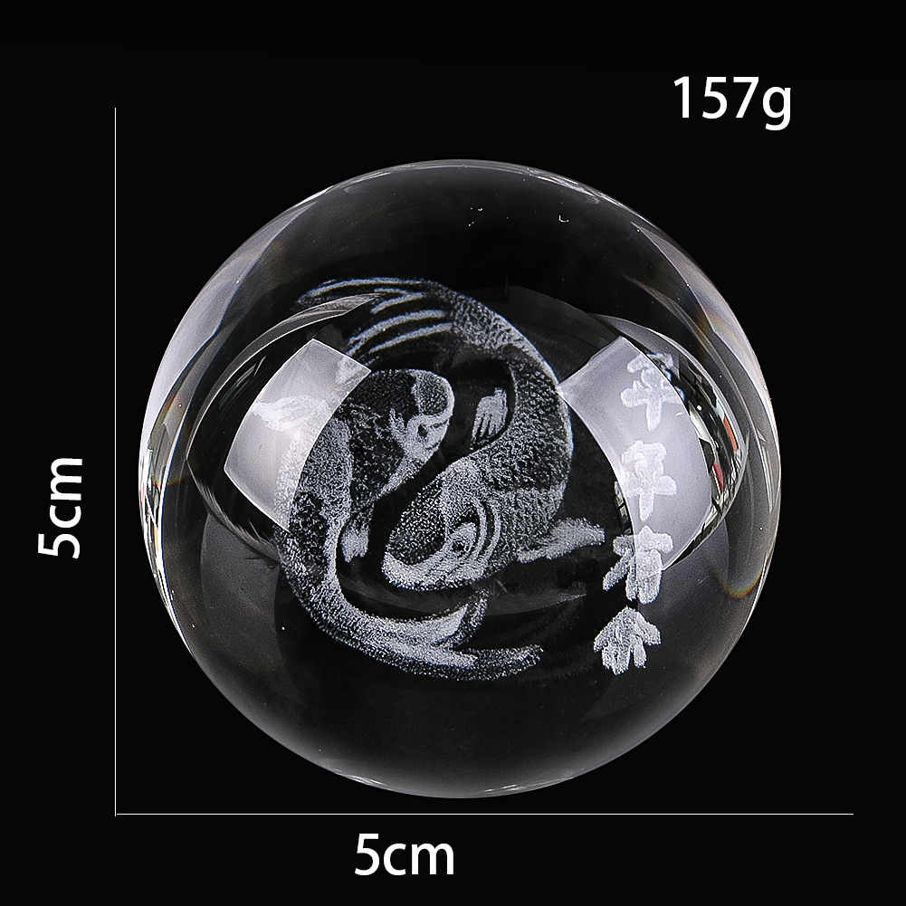 3D Gravado Cristal Lucky Fish  - Paper Weight Crystal avaliação e preço