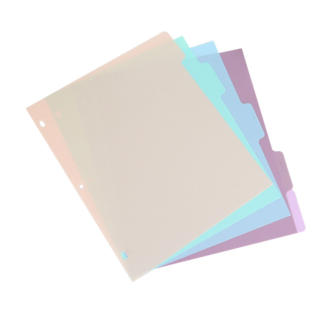1 Conjunto de Divisórias Fosco - Tab Divider A4 avaliação e preço