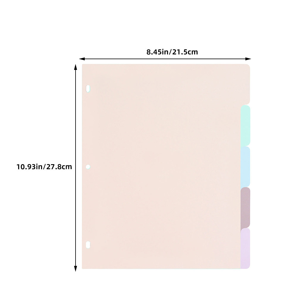1 Conjunto de Divisórias Fosco - Tab Divider A4 avaliação e preço