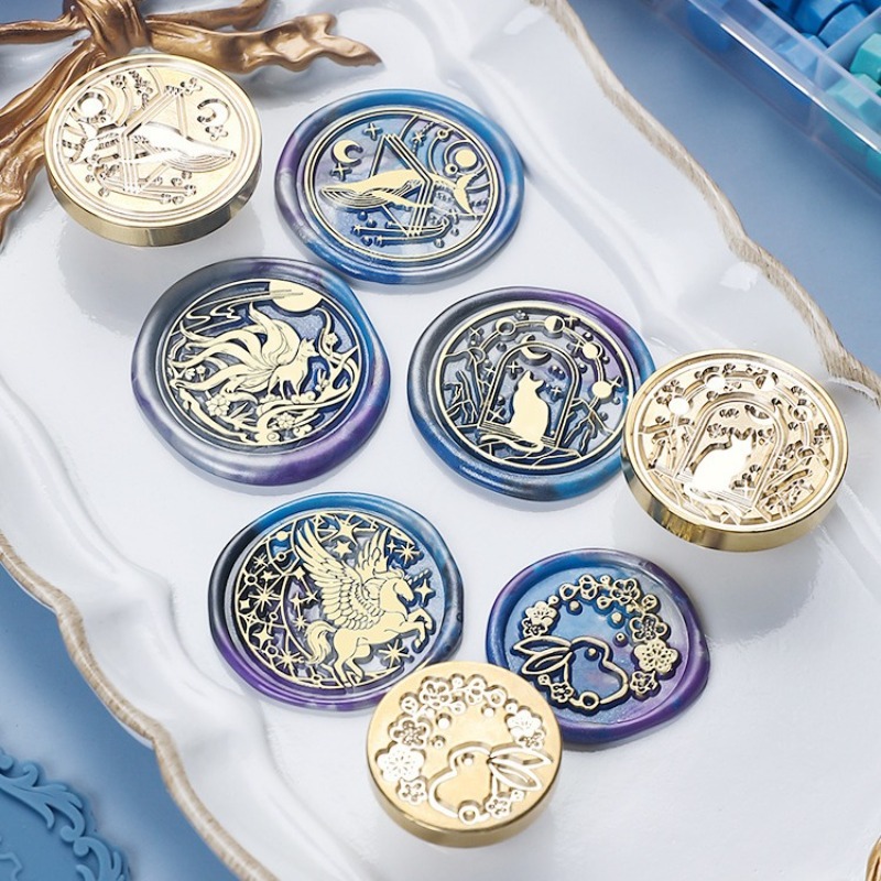 Kit Completo de Selos de Cera: - Wax Seal Stamp Set avaliação e preço