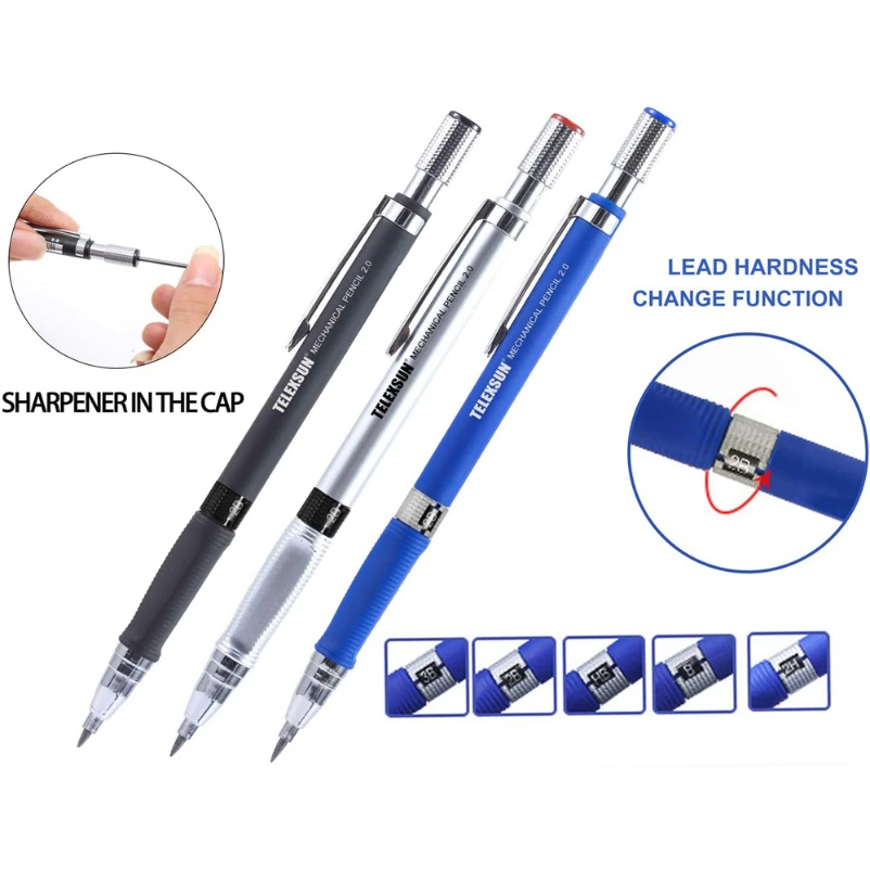Conjunto de lápis mecânicos 2. - Staedtler Pencil Lumocolor avaliação e preço