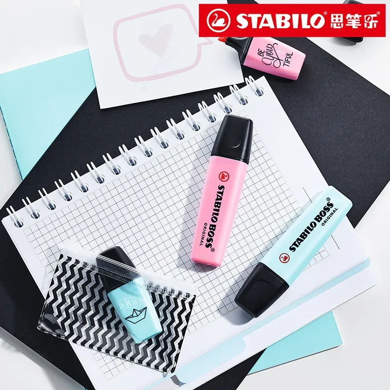 3/6 cores/conjunto alemão star - Stabilo Marker Boss avaliação e preço