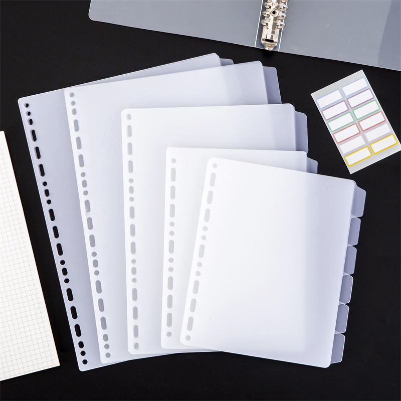 A4 a5 b5 divisores de fichário - Tab Divider A4 avaliação e preço